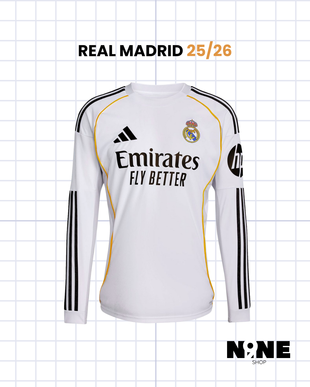 REAL MADRID MANGA LARGA 2025/26 🇪🇸