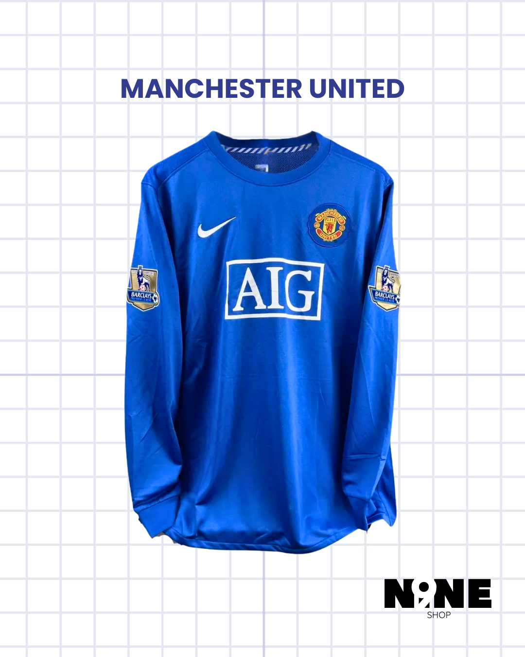 MANCHESTER UNITED 2008 AZUL 🇬🇧