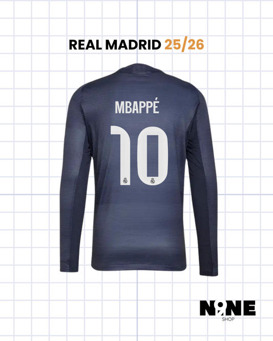 REAL MADRID MANGA LARGA 2025/26 🇪🇸 GRIS